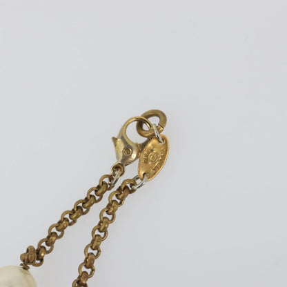 Chanel Pearl Station Metal and Faux Pearl, Gold, Metal, Necklace