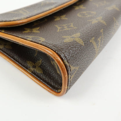 Louis Vuitton Florentine Waist Monogram Canvas, Brown, Canvas, Handbag