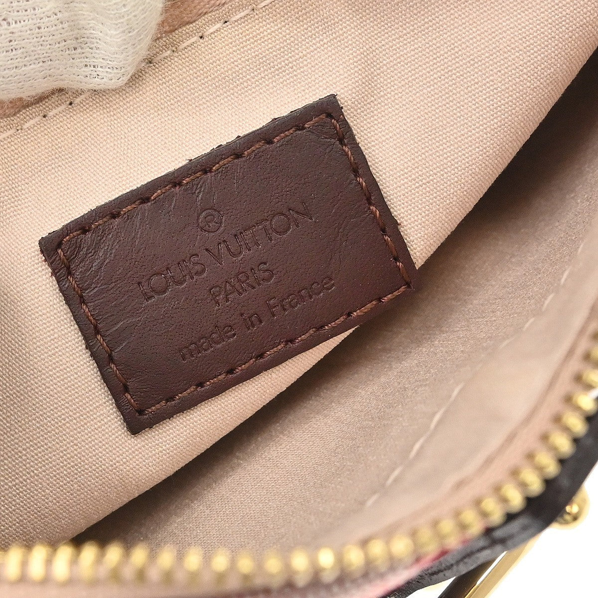 Louis Vuitton Anne Sophie Clutch Mini Lin, Red, Canvas, Clutch