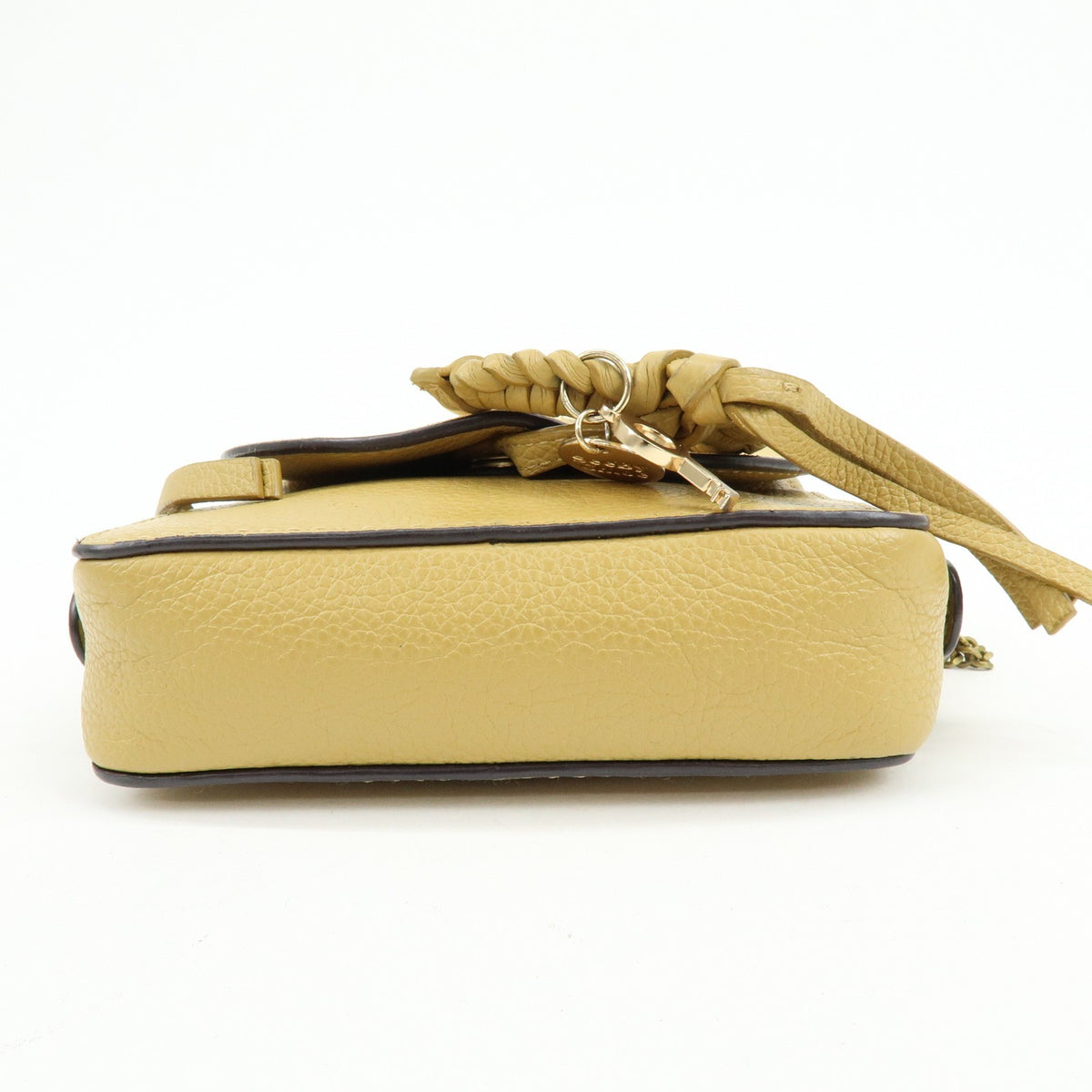 Chloe Vintage Leather, Beige, Leather, Shoulder Bag