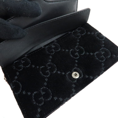 Gucci Dionysus Velvet, Black, Velvet, Handbag