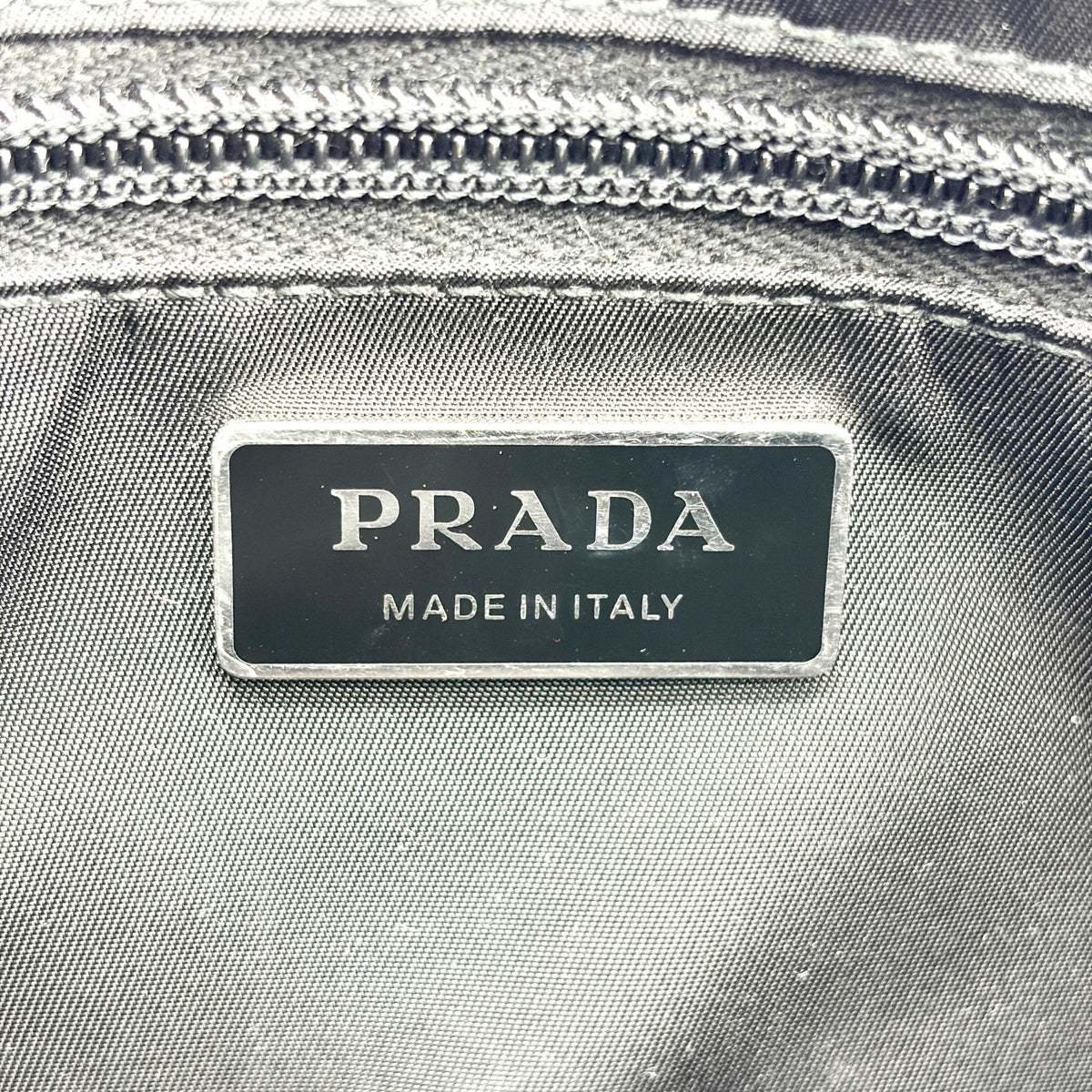 Prada Padded Flap Re-Nylon, Black, Nylon, Shoulder Bag