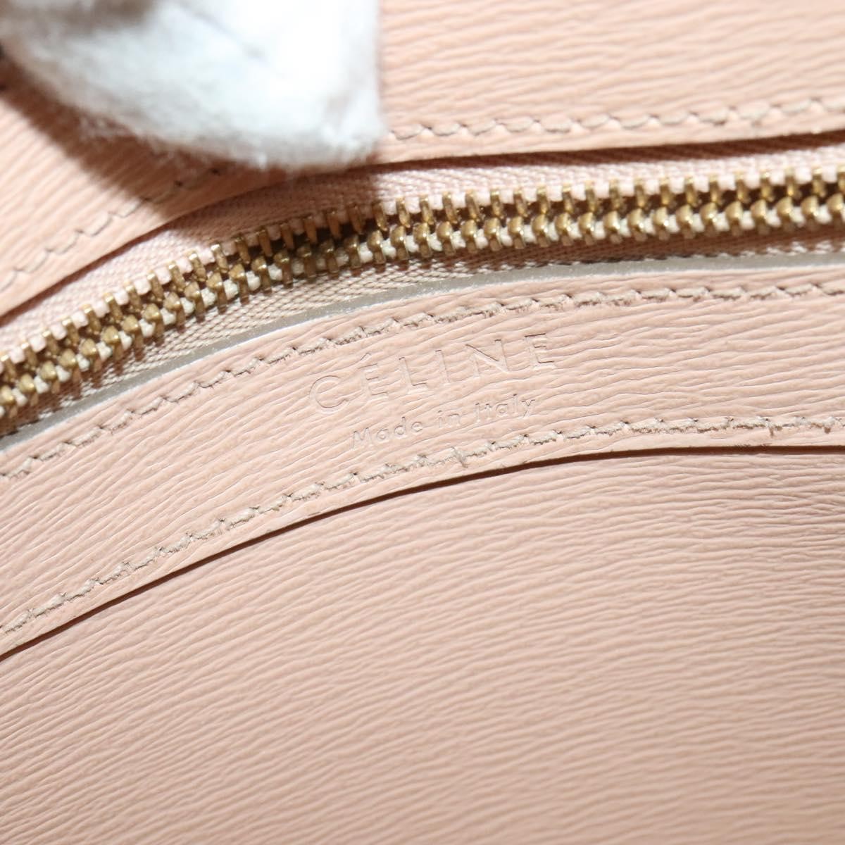 Celine Vertical Cabas Tote Leather, Pink, Leather, Tote Bag