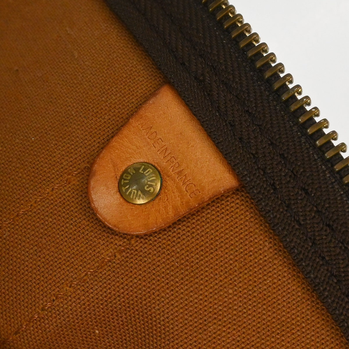 Louis Vuitton Keepall Monogram Canvas, Brown, Canvas, Travel Bag