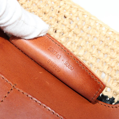 Balenciaga Vintage handbag Leather, "BEIGE,BLACK", LEATHER,WOOD, Handbag