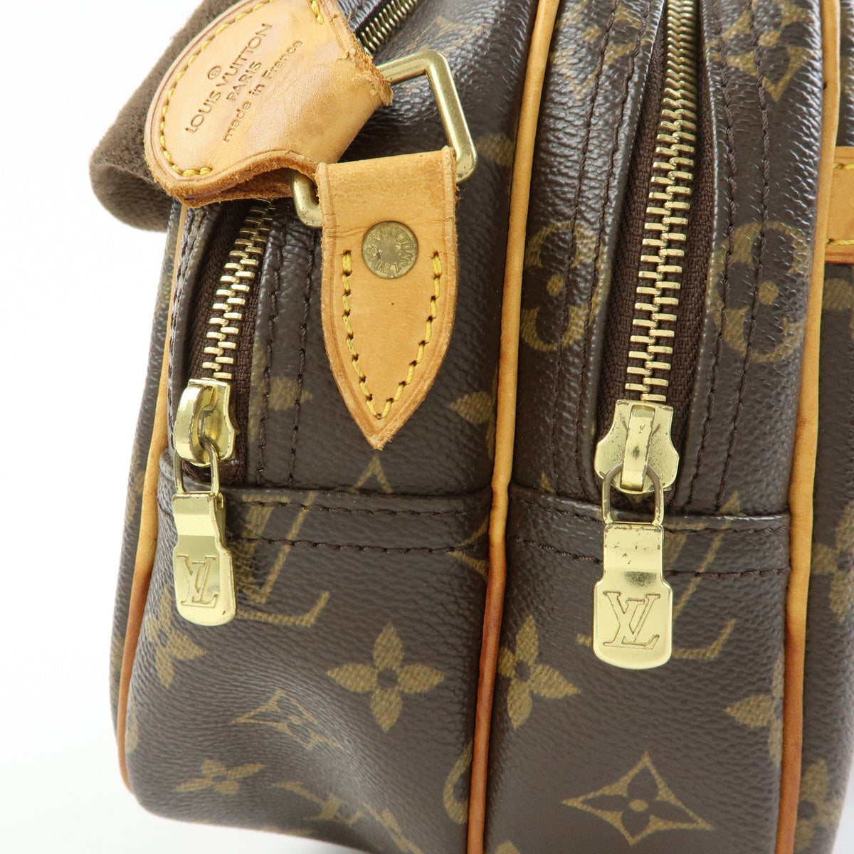 Louis Vuitton Reporter Monogram Canvas, Brown, Canvas, Shoulder Bag
