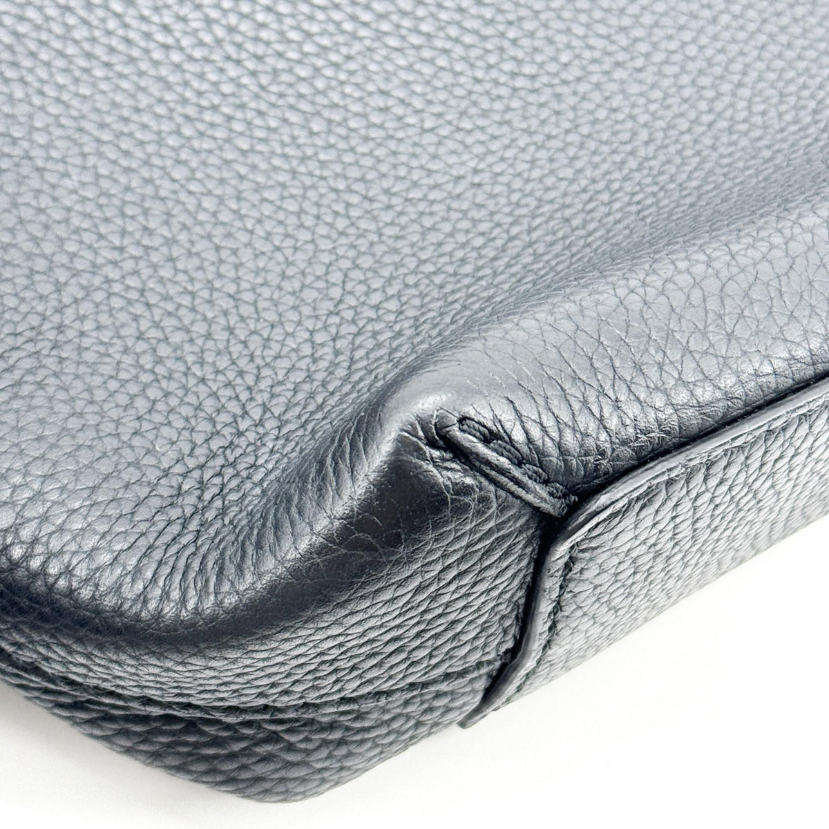 Burberry Remington Embossed Leather, Black, Leather, Tote Bag