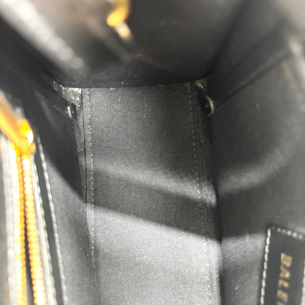 Balenciaga Hardware Canvas, Black, Canvas, Tote Bag