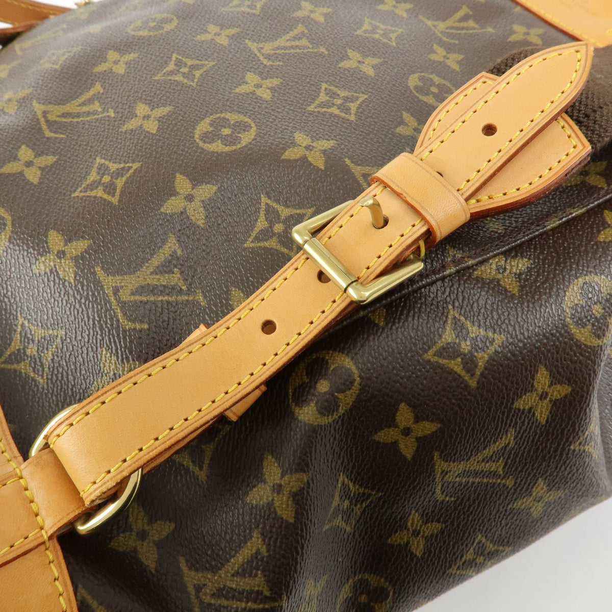 Louis Vuitton Montsouris Monogram Canvas, Brown, Canvas, Backpack