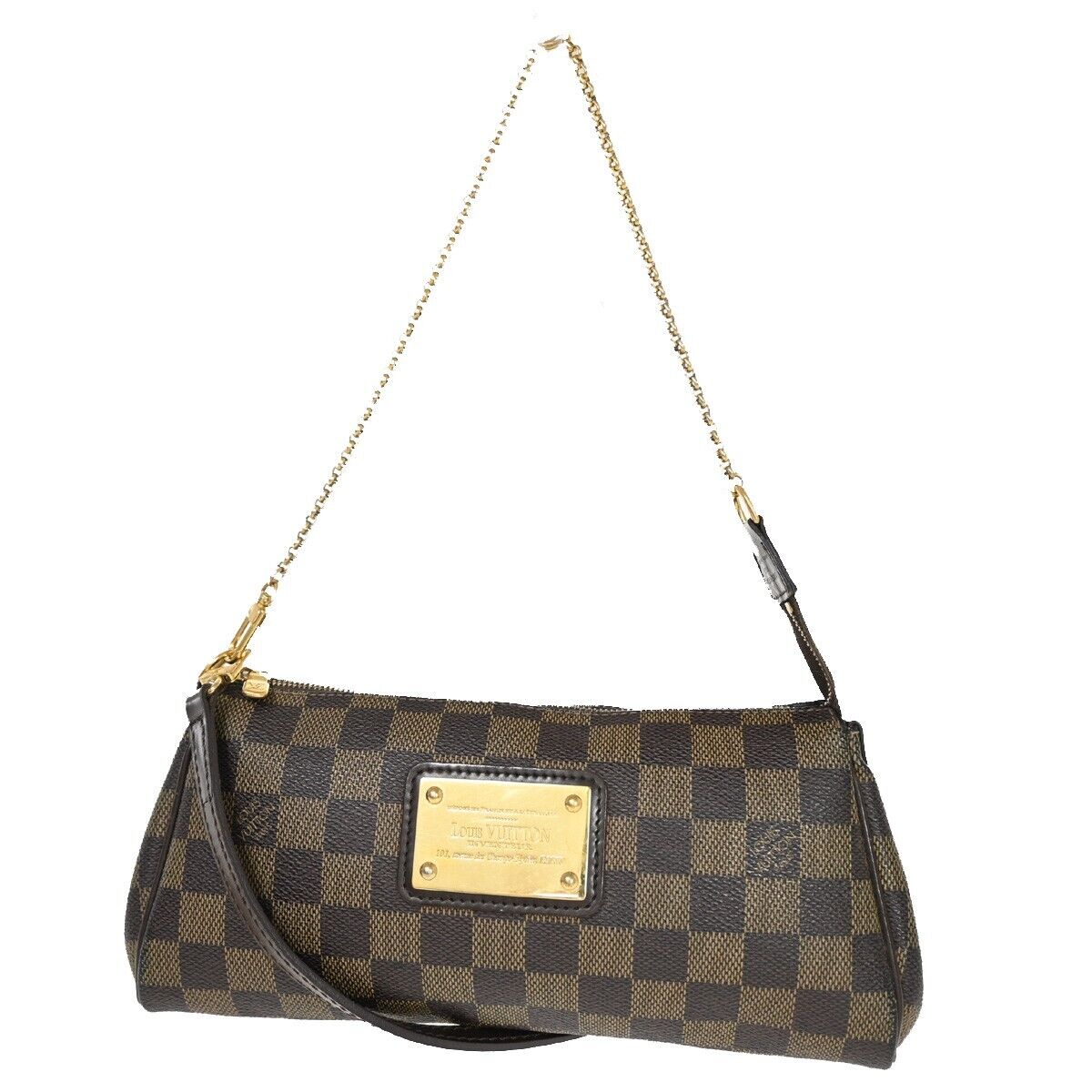 Louis Vuitton Eva, Brown, Canvas, handbag