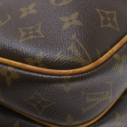 Louis Vuitton Reporter Monogram, Brown, Canvas, Shoulder Bag