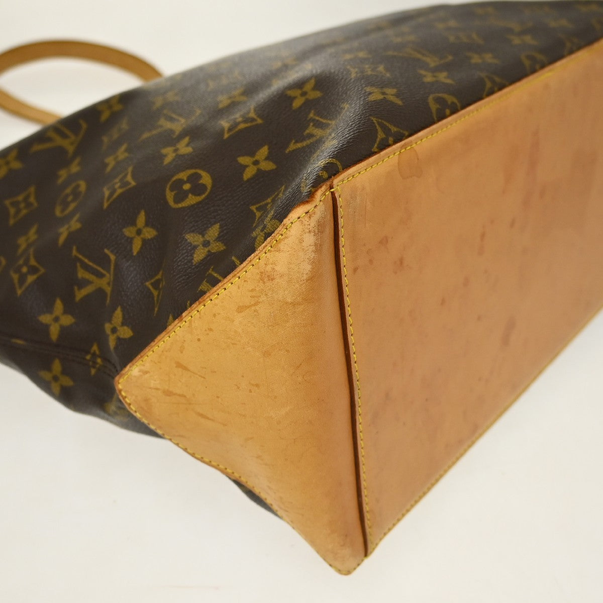 Louis Vuitton Cabas Mezzo Monogram Canvas, Brown, Canvas, Tote Bag