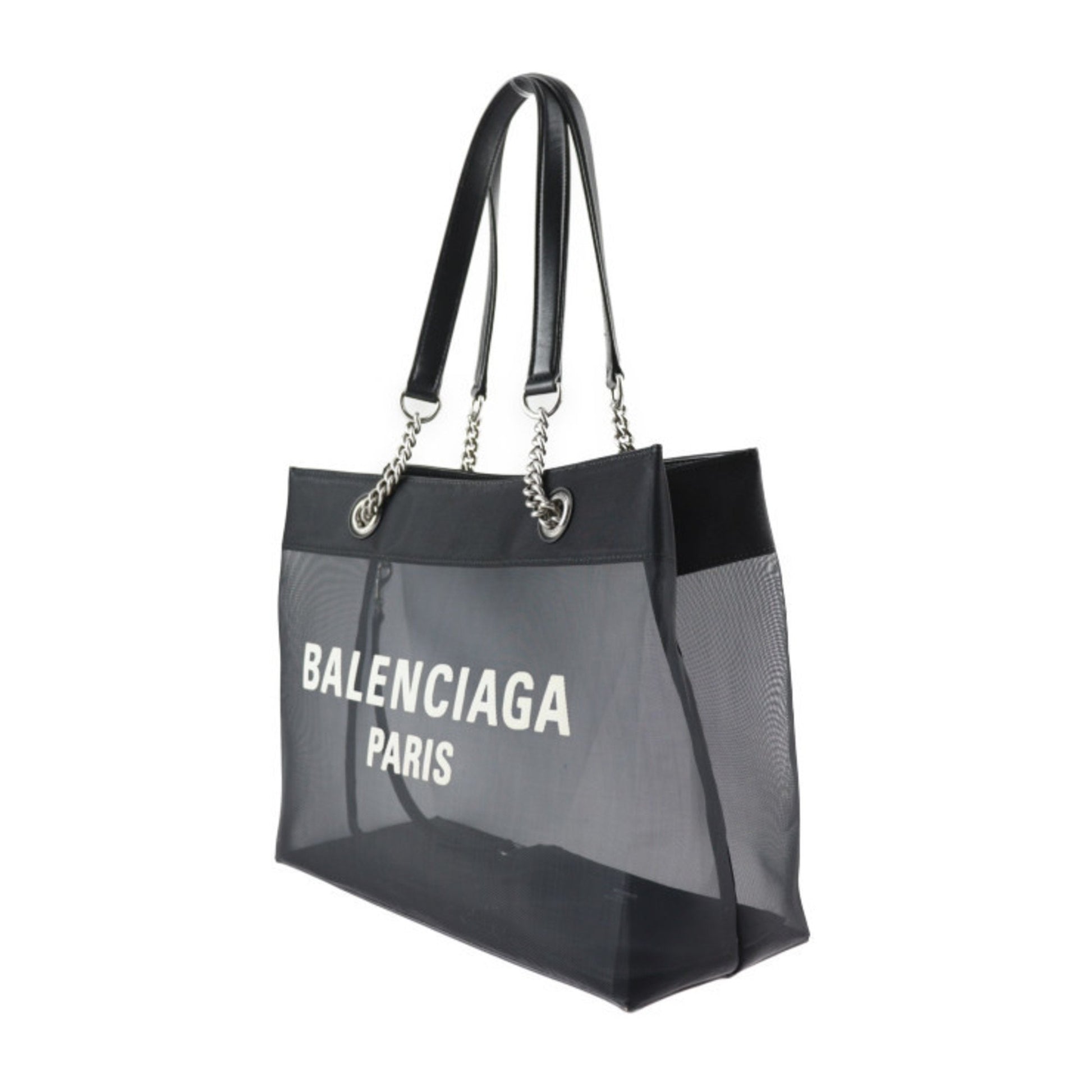 Balenciaga, Black, Leather, tote