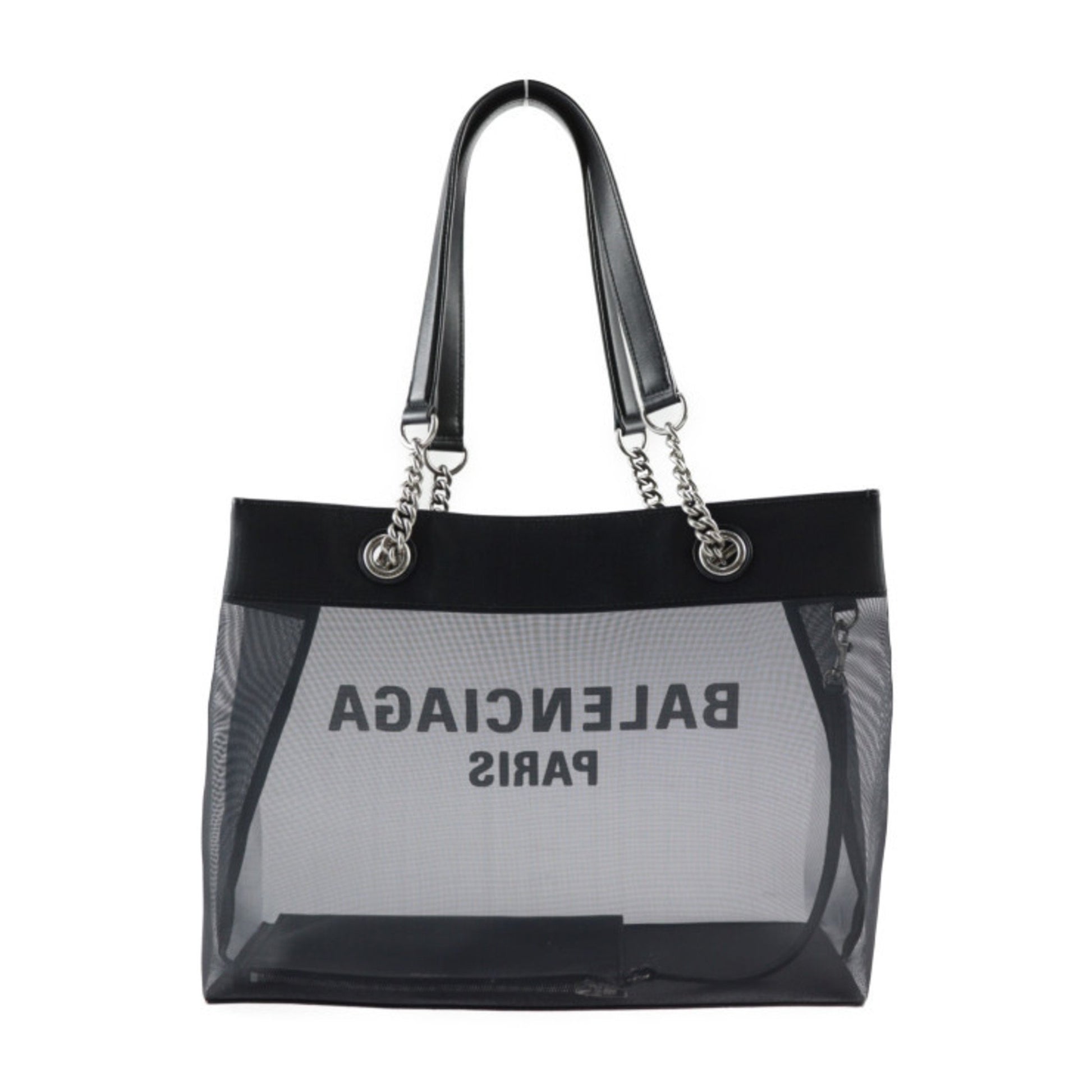 Balenciaga, Black, Leather, tote