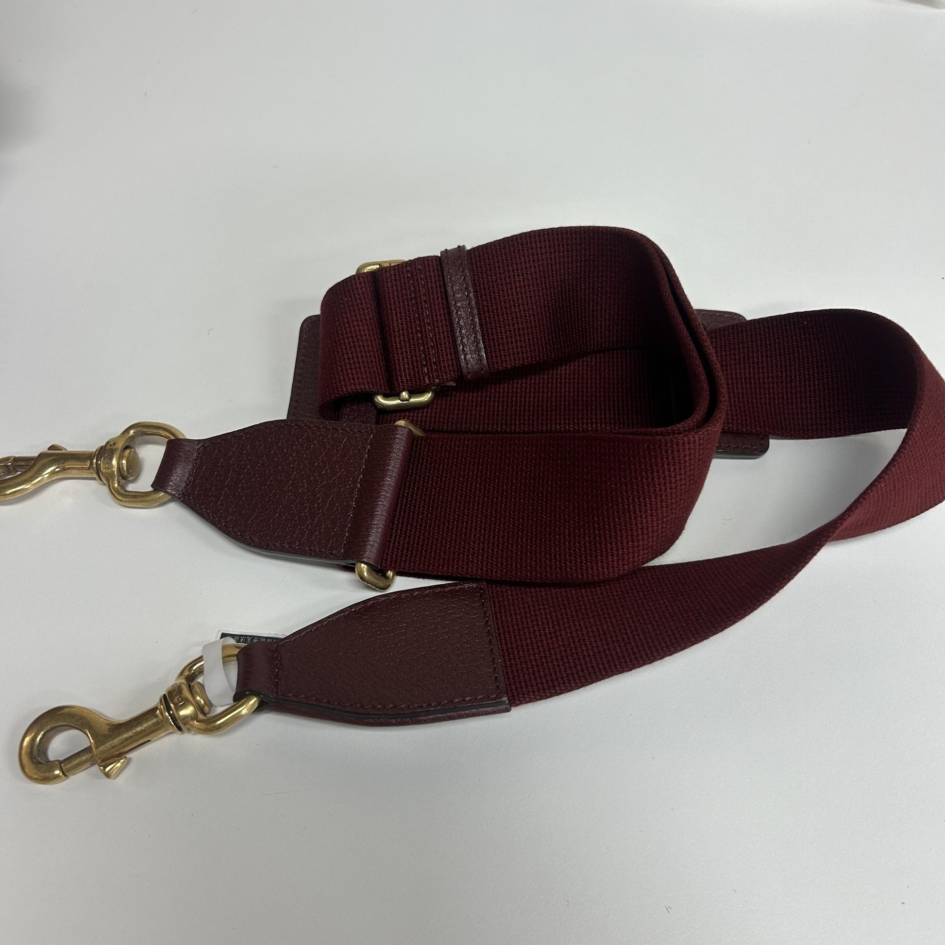 Gucci Zip Weekender GG Canvas and leather, Burgundy, Suede, Travel Bag