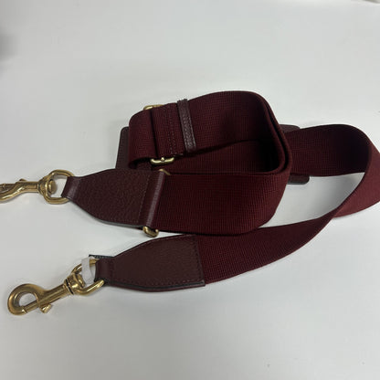 Gucci Zip Weekender GG Canvas and leather, Burgundy, Suede, Travel Bag