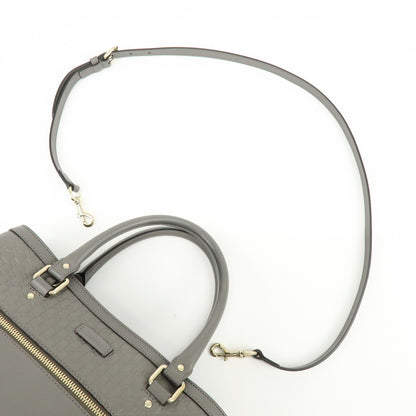 Gucci Zip Pocket Soft Microguccissima Leather, Gray, Leather, Tote Bag
