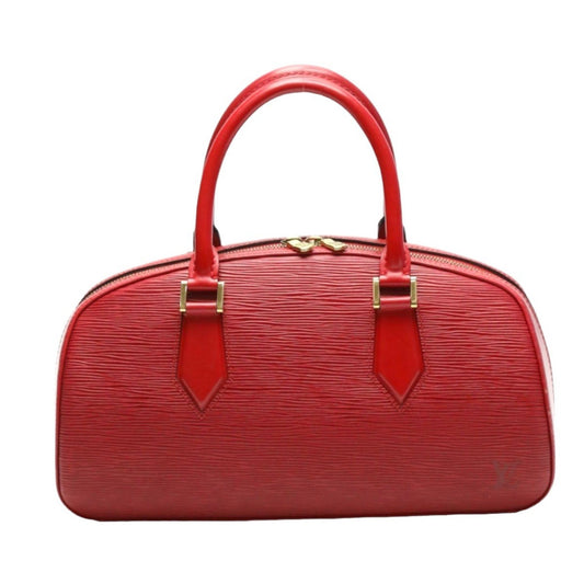 Louis Vuitton Jasmine, Red, Leather, handbag