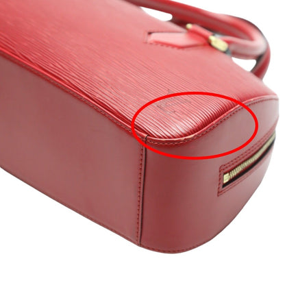 Louis Vuitton Jasmine, Red, Leather, handbag