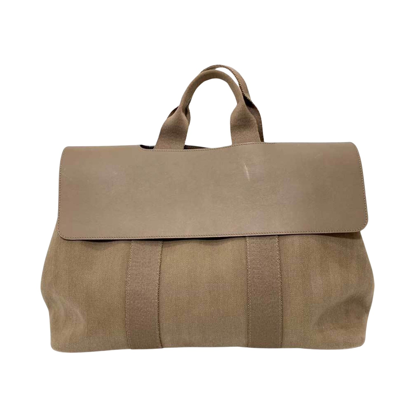 Hermès Valparaiso, Beige, Canvas, handbag