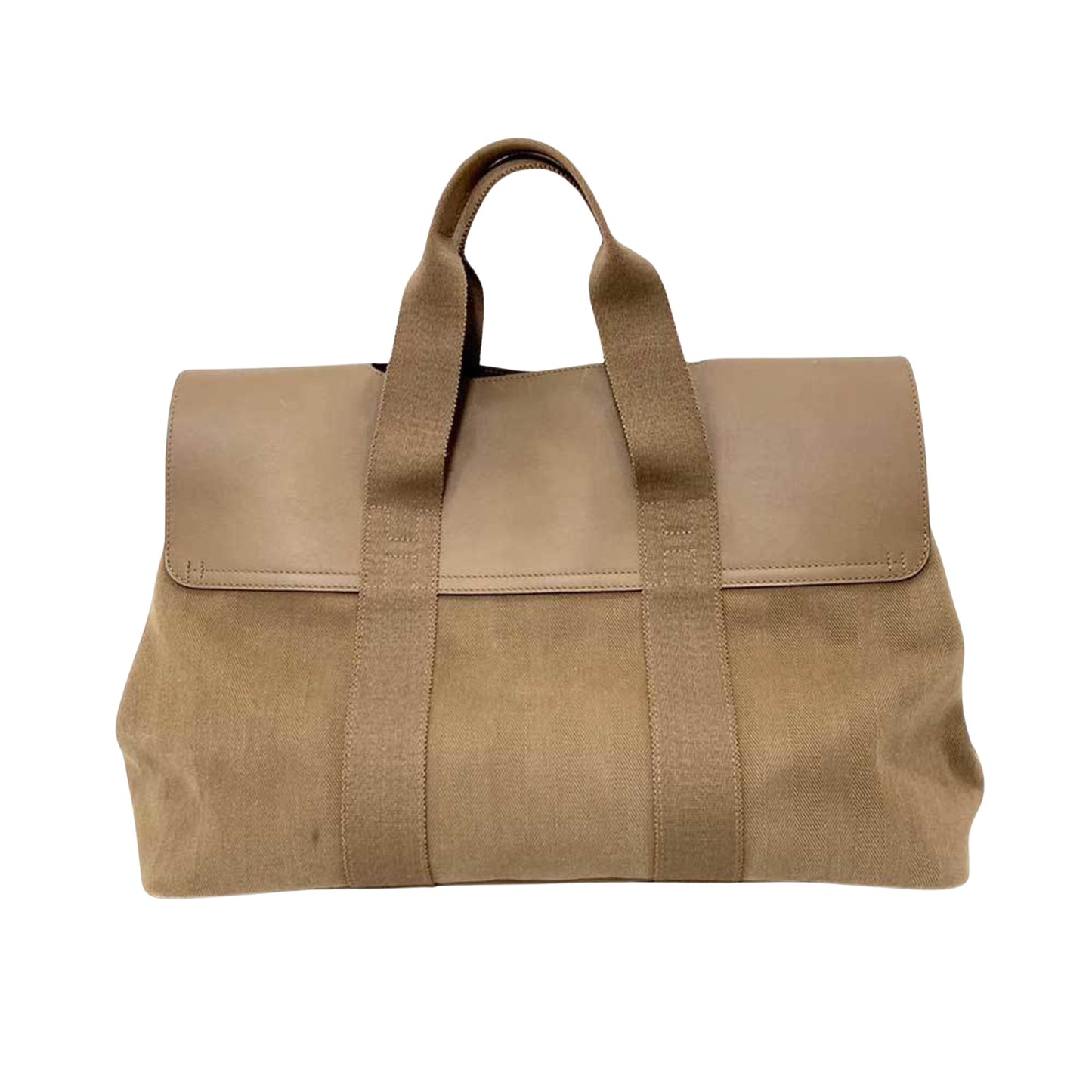 Hermès Valparaiso, Beige, Canvas, handbag