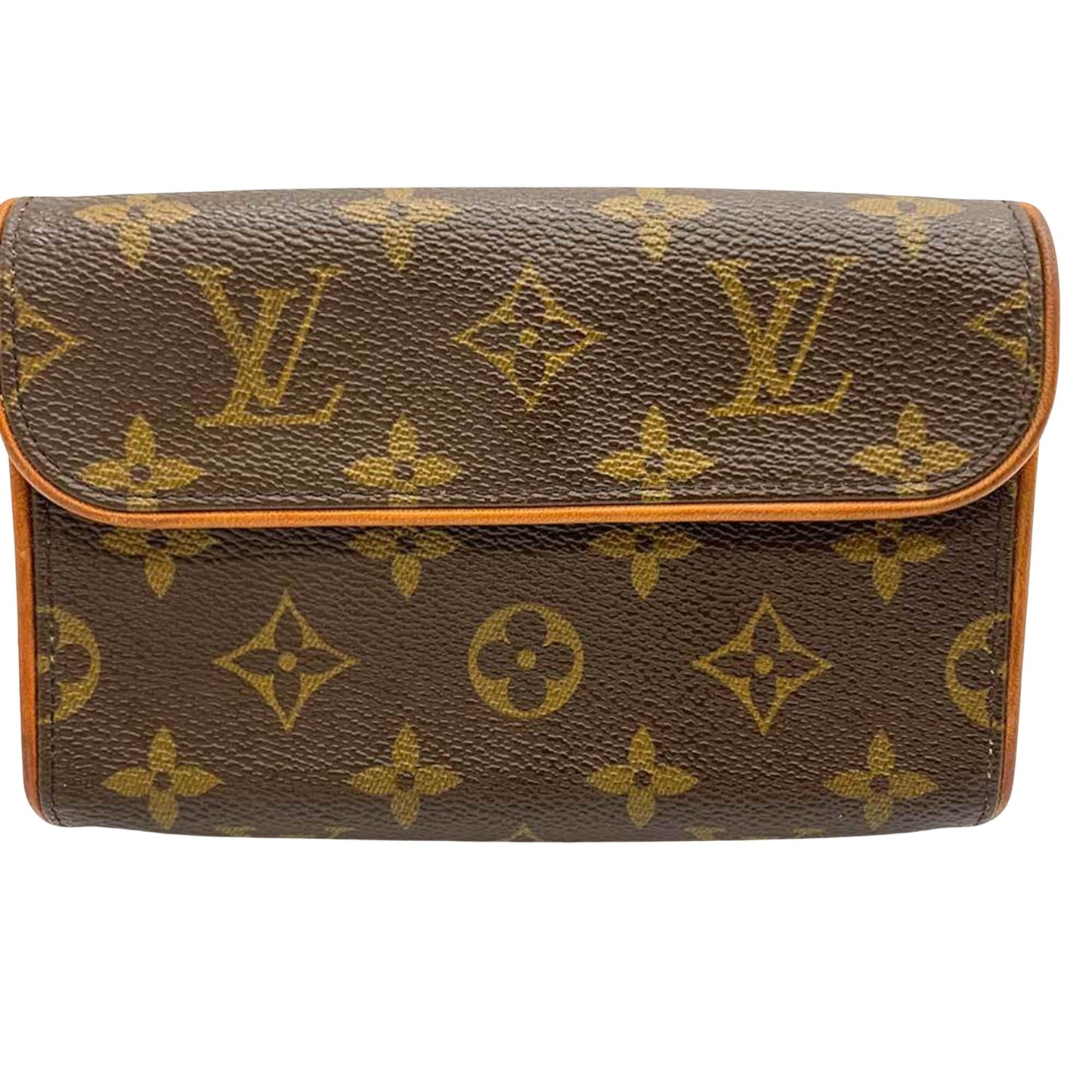 Louis Vuitton Florentine, Brown, Canvas, clutch