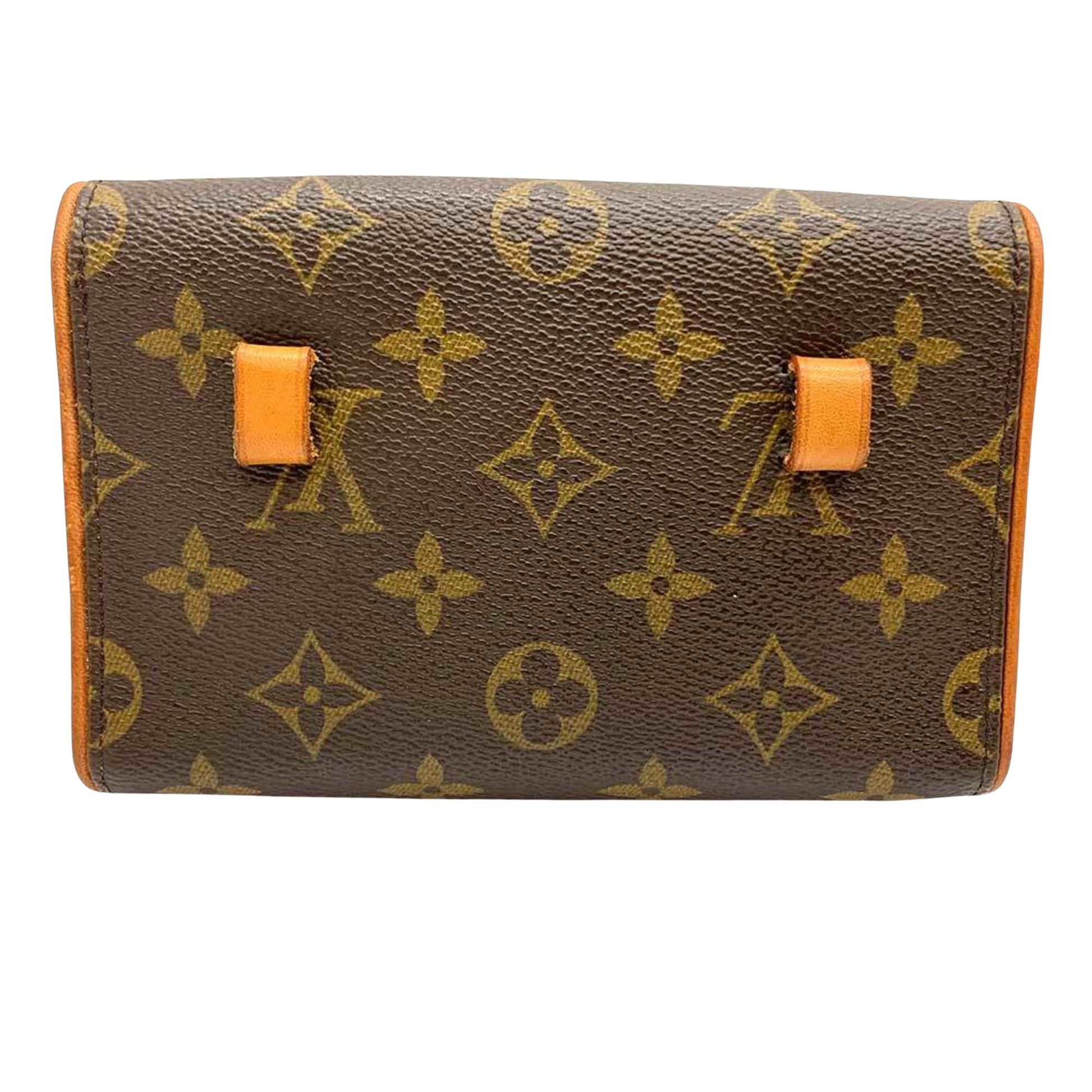 Louis Vuitton Florentine, Brown, Canvas, clutch