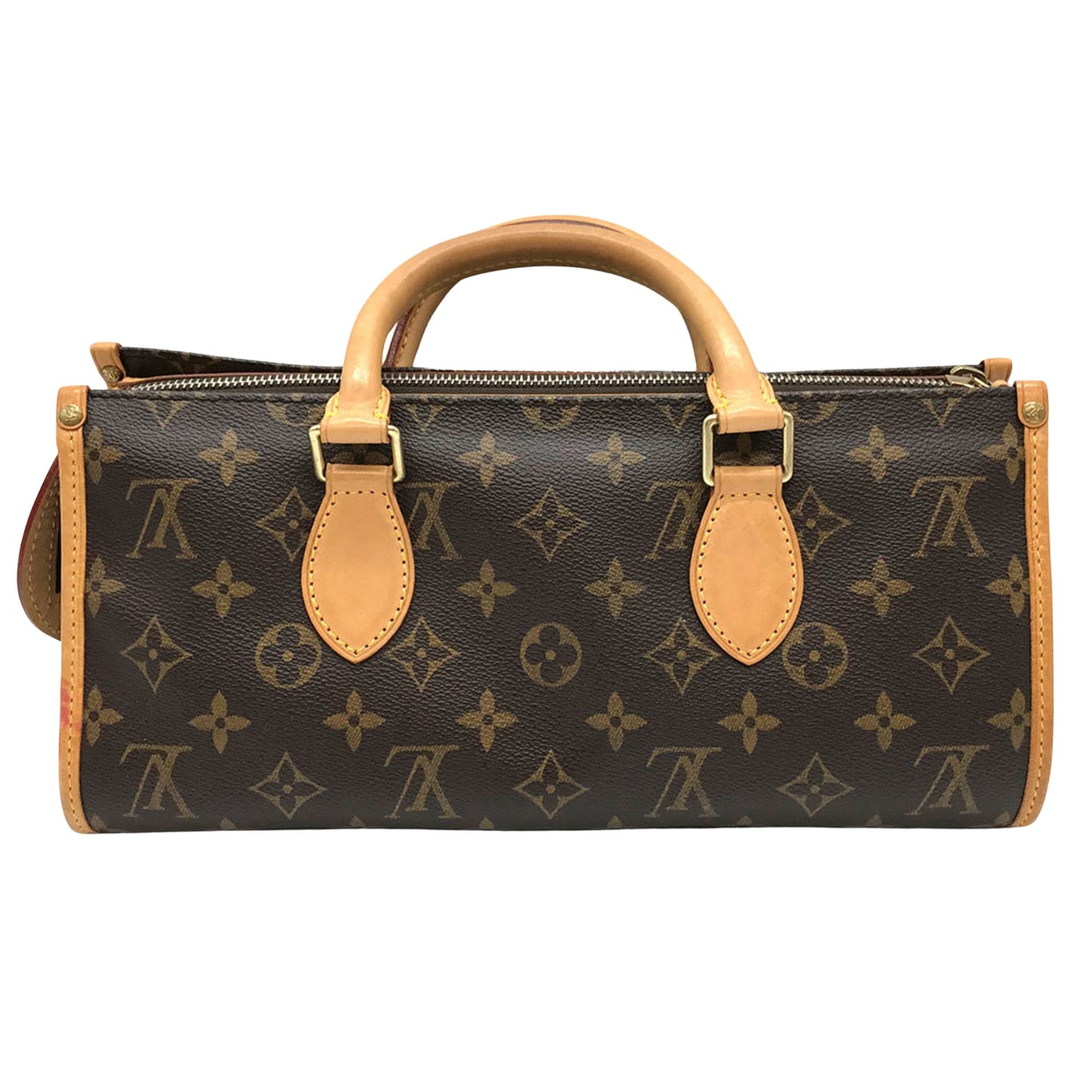 Louis Vuitton Popincourt, Brown, Canvas, handbag