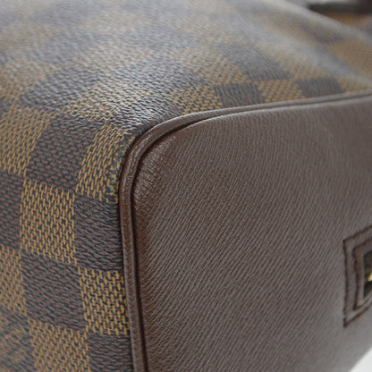 Louis Vuitton Brera Damier Ebene, Brown, Canvas, Handbag