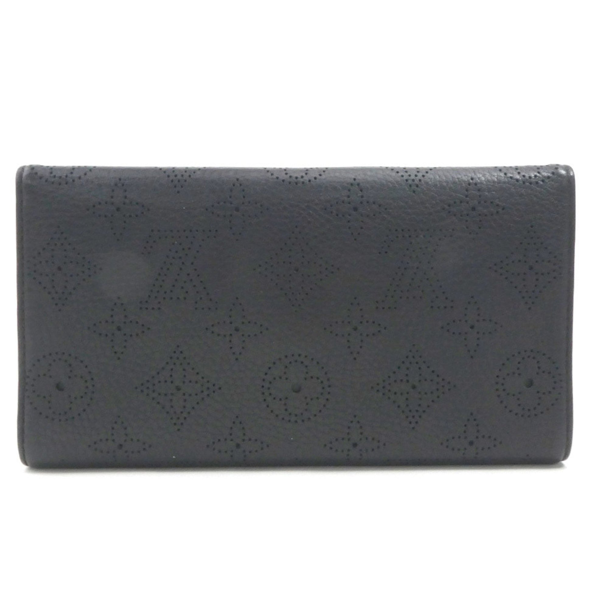 Louis Vuitton Amelia, Black, Leather, wallet