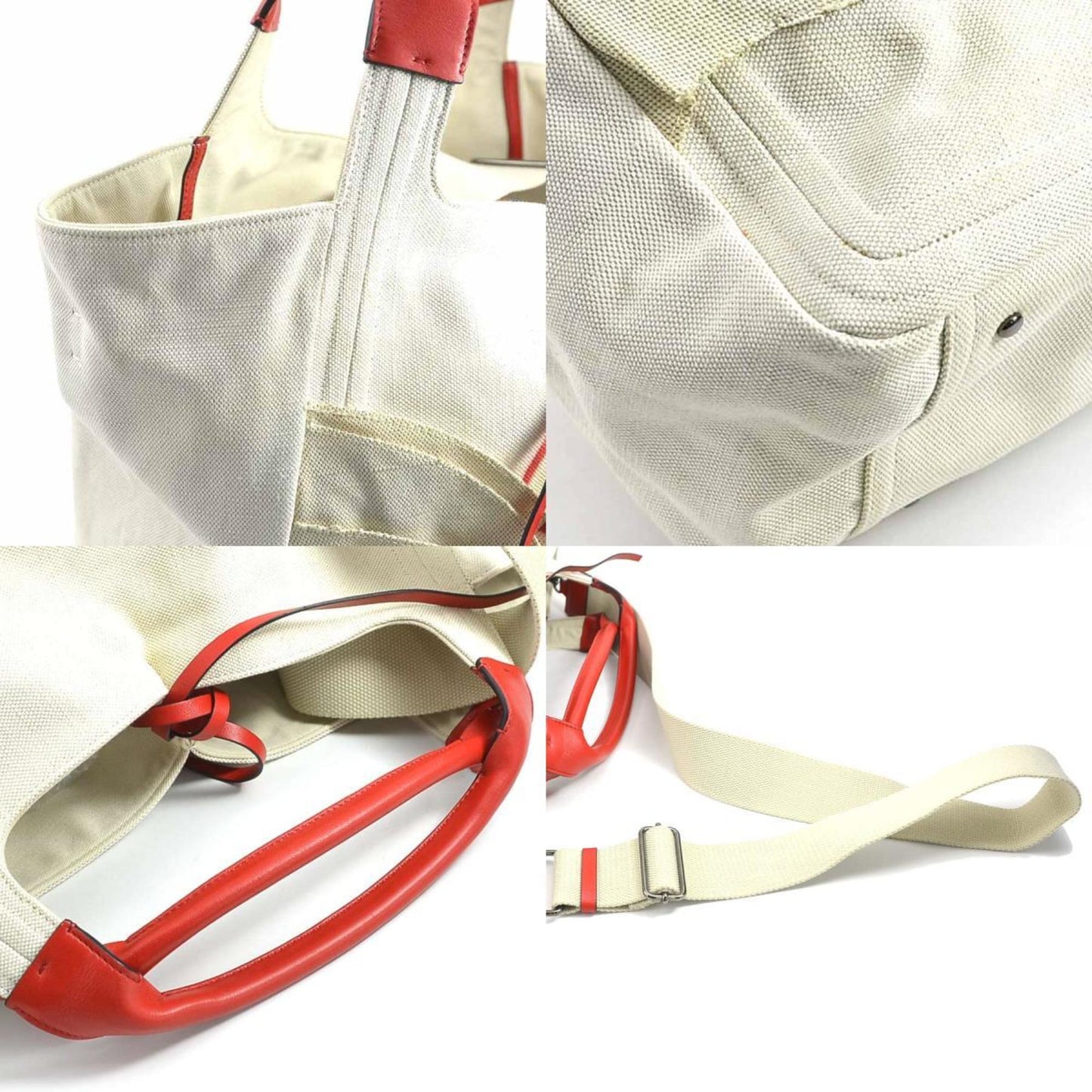 Valentino Garavani Atelier Bag 04, Beige, Canvas, tote