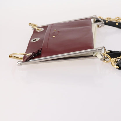 Chloe Roy Leather, Burgundy, Leather, Handbag