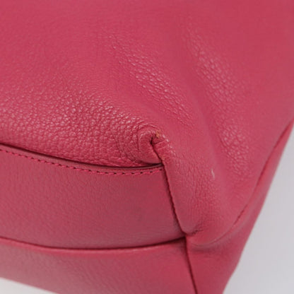Salvatore Ferragamo Gancini Tote Leather, Pink, Leather, Tote Bag