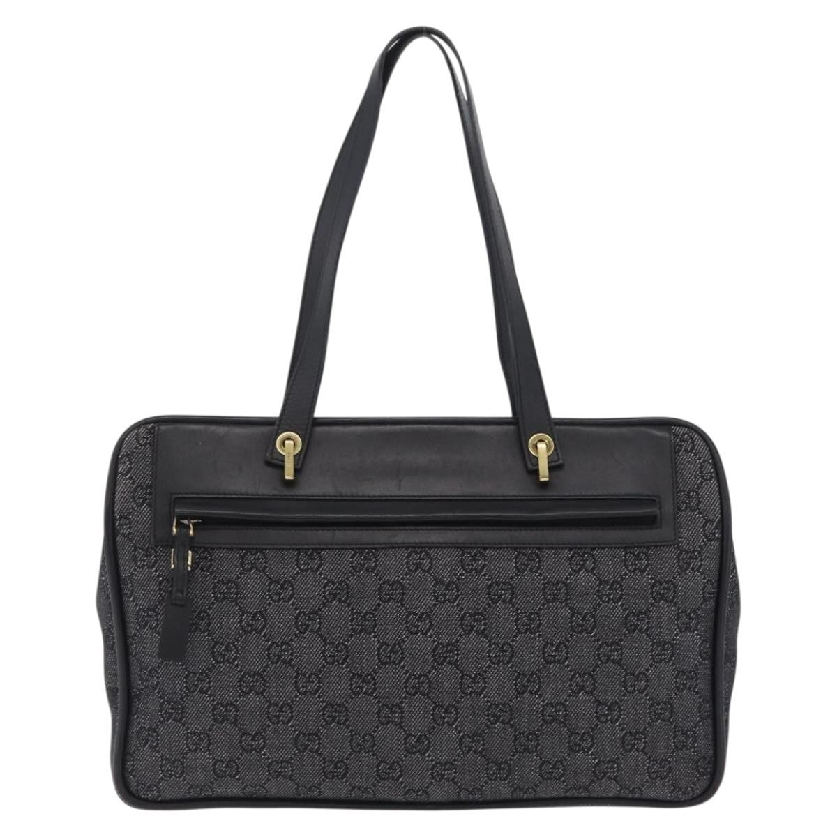 Gucci GG Canvas Canvas, Black, Canvas, Tote Bag