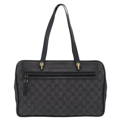 Gucci GG Canvas Canvas, Black, Canvas, Tote Bag