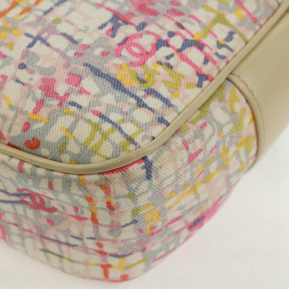 Chanel Vintage Clover Camera Printed Canvas, Multicolour, Canvas, Shoulder Bag
