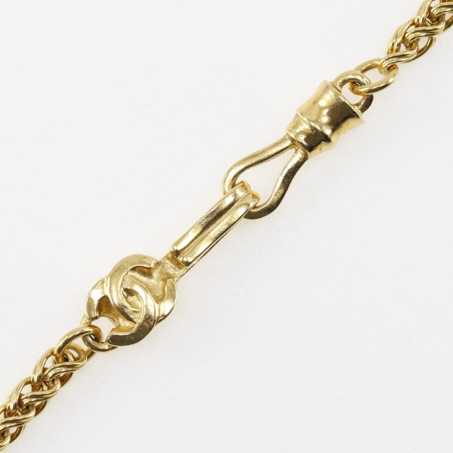 Chanel Coco Mark, Gold, Metal, necklace