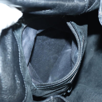 Saint Laurent Vintage Shoulder bag Leather, Black, Leather, Shoulder Bag