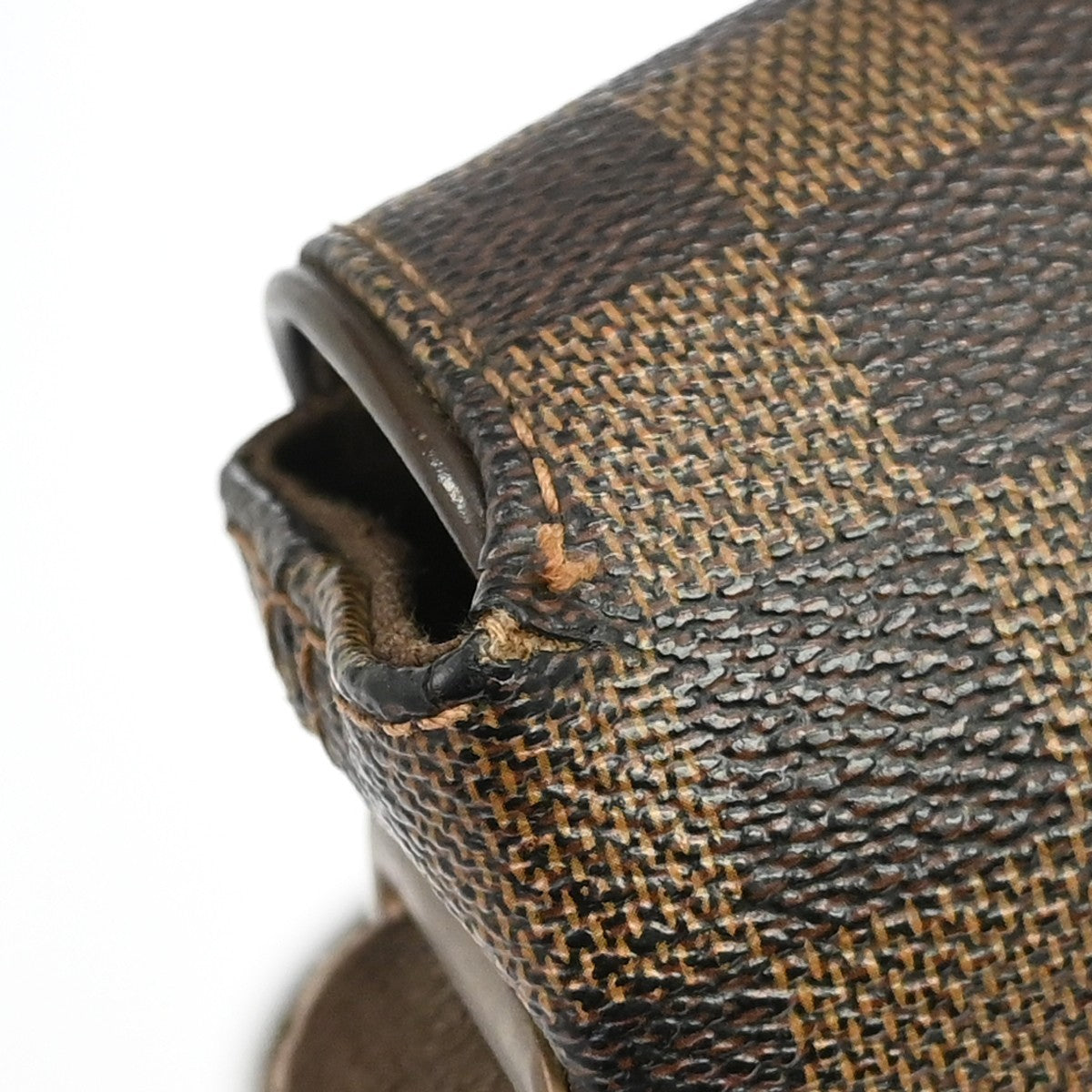 Louis Vuitton Brooklyn Damier, Brown, Canvas, Handbag