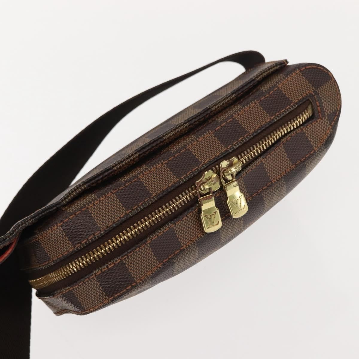 Louis Vuitton Geronimos Waist Damier Ebene, Brown, Canvas, Shoulder Bag