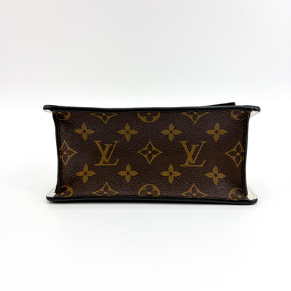 Louis Vuitton Spring Street NM Monogram Vernis with Monogram Canvas and Epi Leather, Black, Patent Leather, Handbag