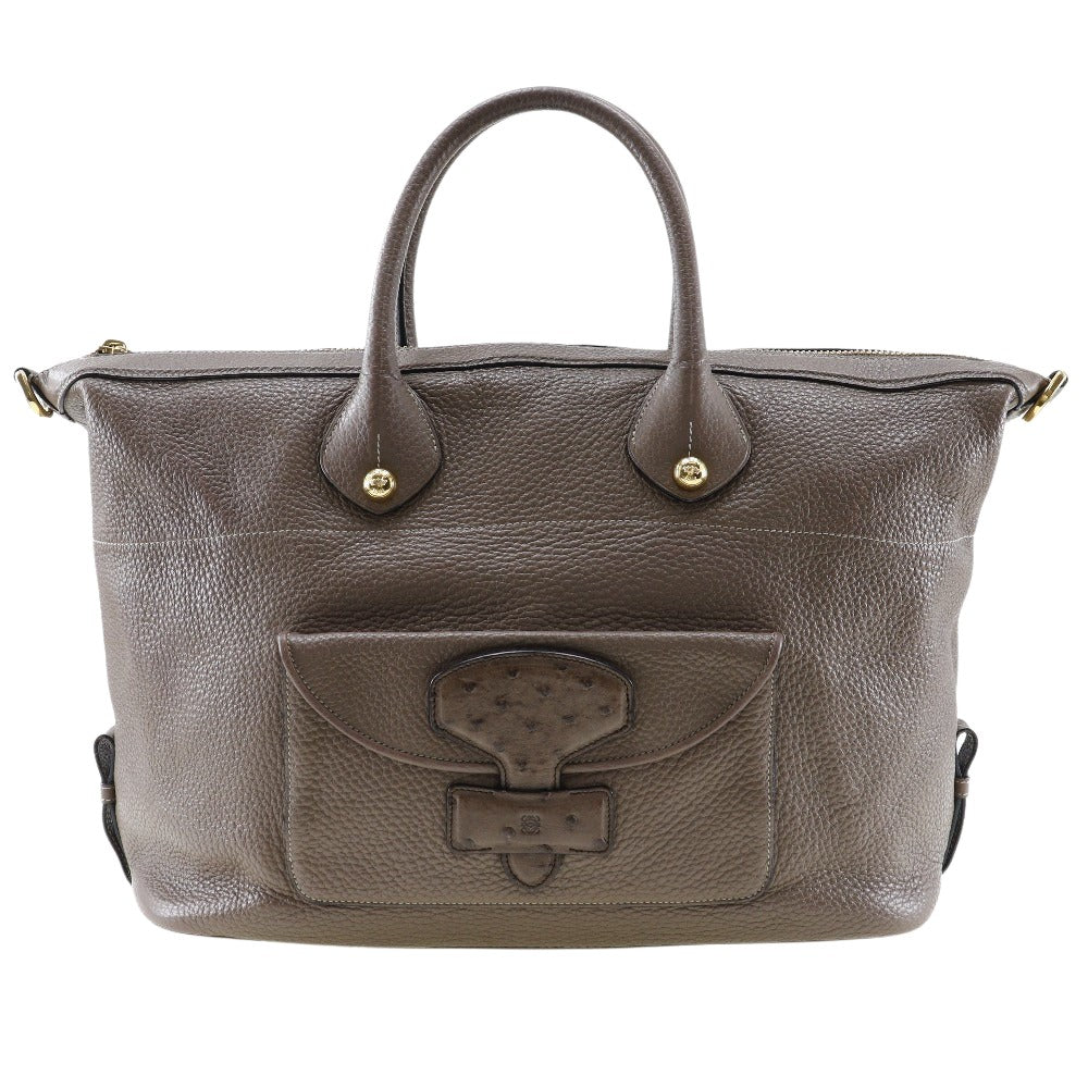 Loewe MAY, Brown, Leather, tote