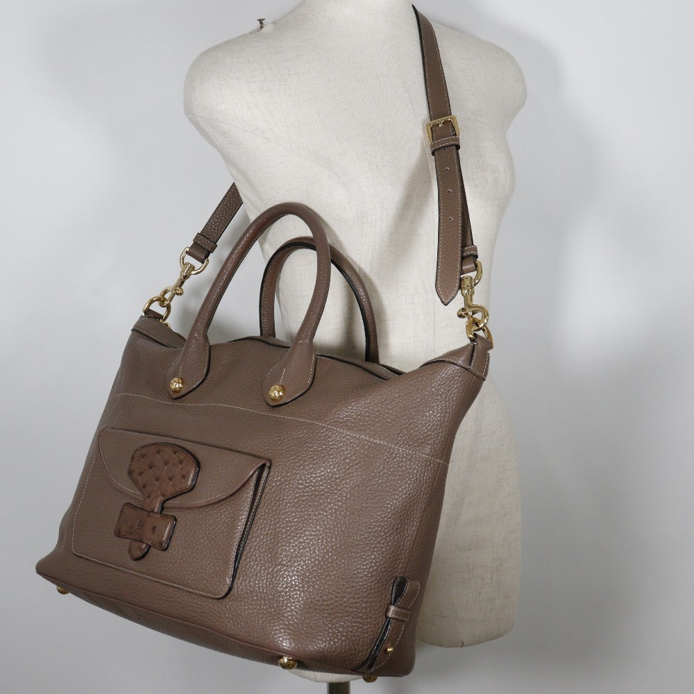 Loewe MAY, Brown, Leather, tote