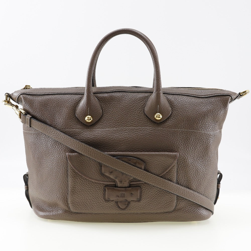 Loewe MAY, Brown, Leather, tote