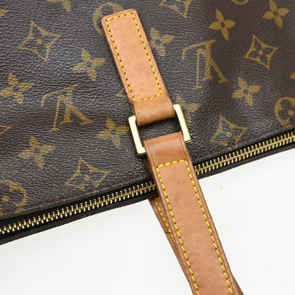 Louis Vuitton Cabas Mezzo Monogram Canvas, Brown, Canvas, Tote Bag