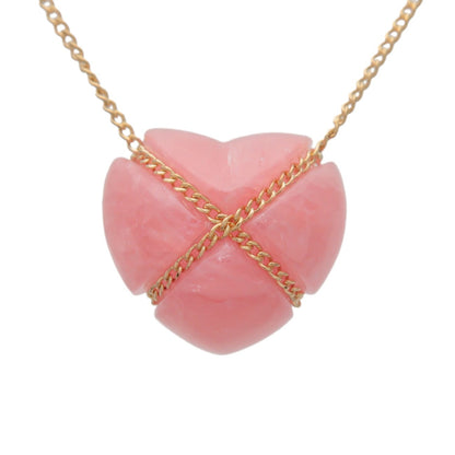 Tiffany & Co. Cross My Heart Pendant 18K Yellow Gold with Amethyst, Gold, Yellow Gold, Necklace