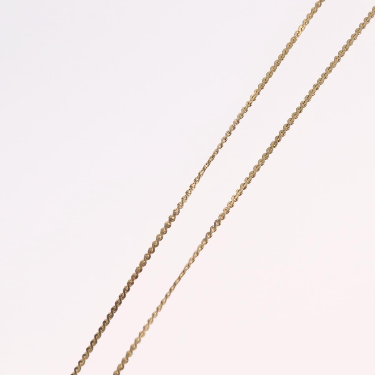 Christian Dior CD Pendant Metal, Gold, Metal, Necklace