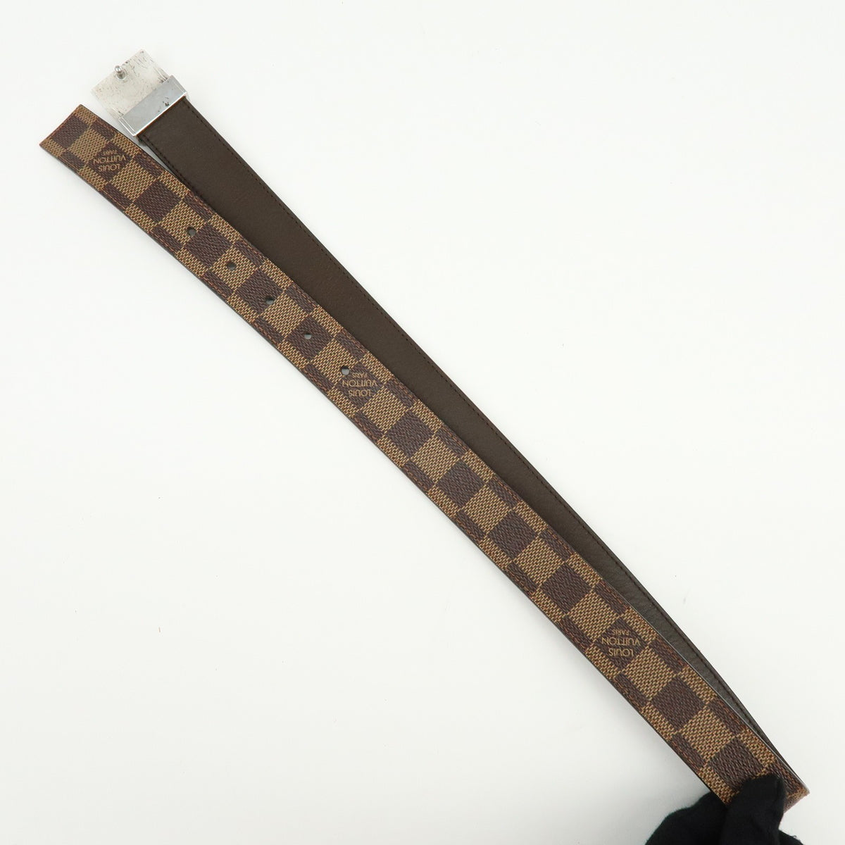 Louis Vuitton Ceinture Carre Belt Damier, Brown, Canvas, Belt