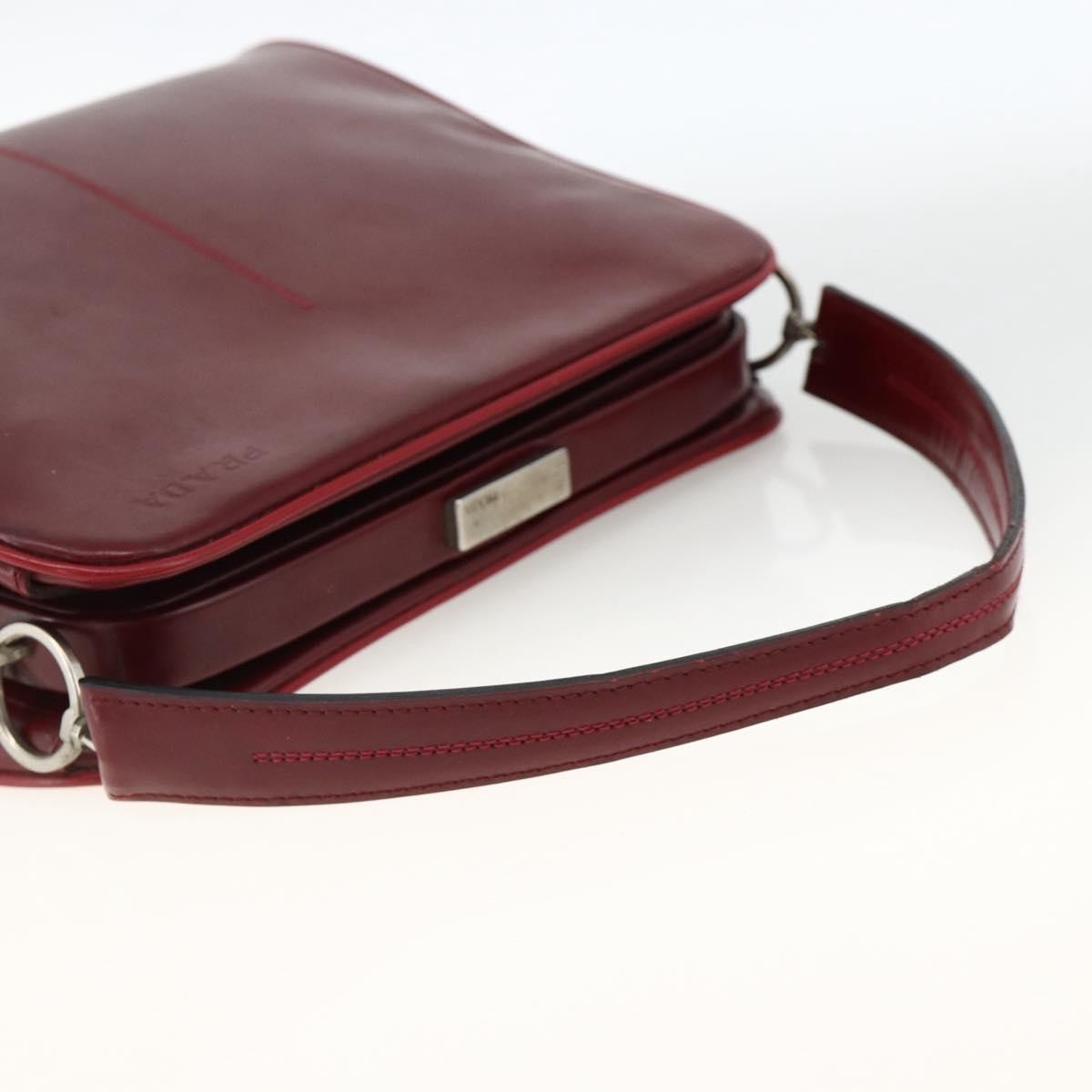 Prada Vintage Leather, Burgundy, Leather, Handbag