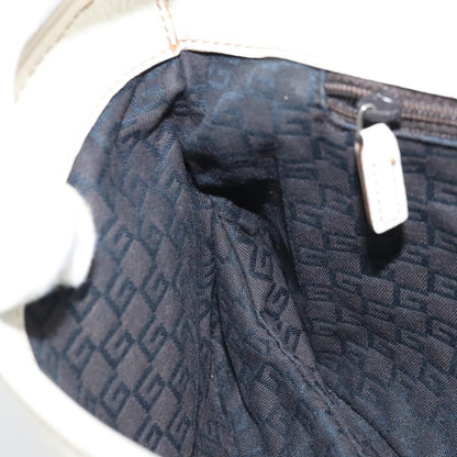 Gucci Vintage Leather, White, Leather, Handbag